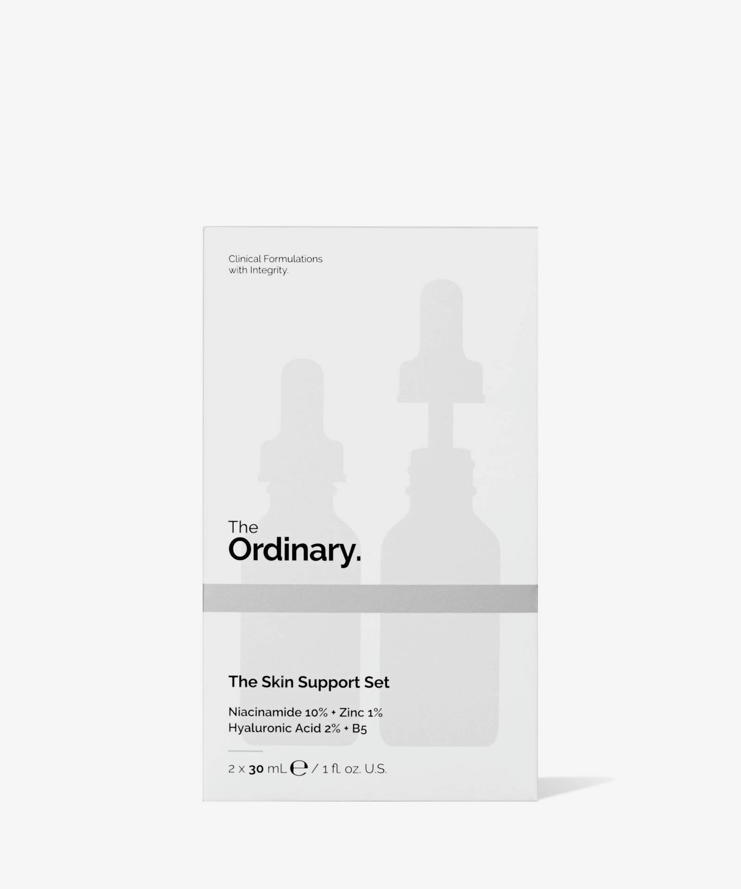 The Ordinary Skin Support Set (Pack Of 2) Nicinamide & Hyloronic