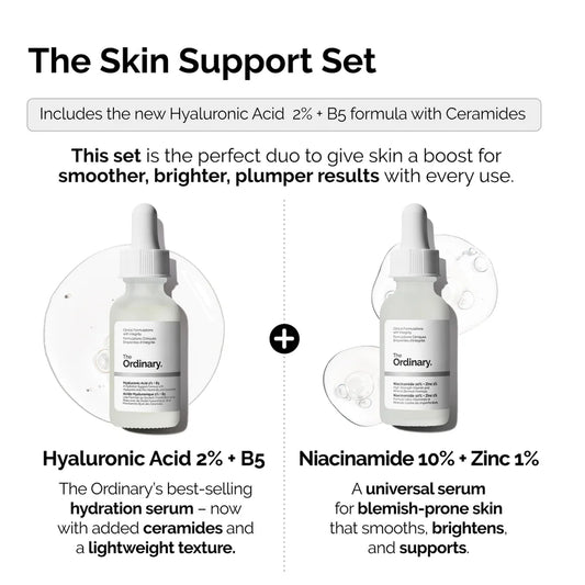 The Ordinary Skin Support Set